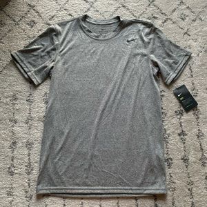 Gray Nike Dri Fit Shirt
